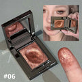 Chameleon Dark Green Eyeshadow Palette Fine Easy-To-Apply Sparkling Pearlescent Mashed Potato Eye Shadow Brightening Makeup