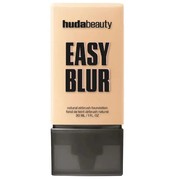Huda Beauty Easy Blur Natural Airbrush Foundation with Niacinamide Easy Blur Silicone-Free Smoothing & Pore-Minimizing Primer