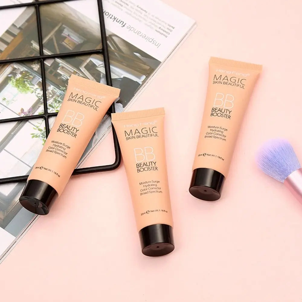 New 3 Colors BB Cream Long Lasting Waterproof Face Base Foundation Korean Makeup Cover Acne Spot Concealer Cosmetic