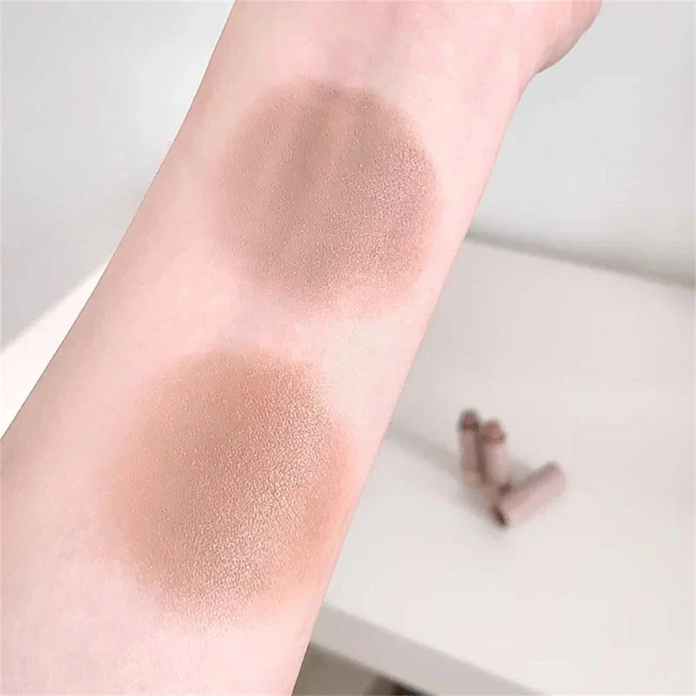 Moisturizing Matte Concealer Contour Stick Smooth Lasting 3D Nose Shadow Waterproof Face Highlight Brighten Contour Makeup