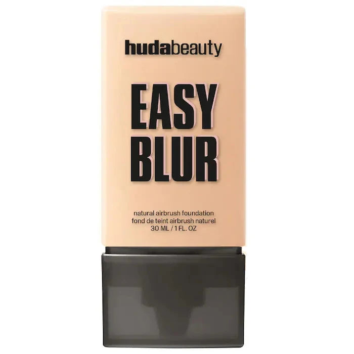 Huda Beauty Easy Blur Natural Airbrush Foundation with Niacinamide Easy Blur Silicone-Free Smoothing & Pore-Minimizing Primer