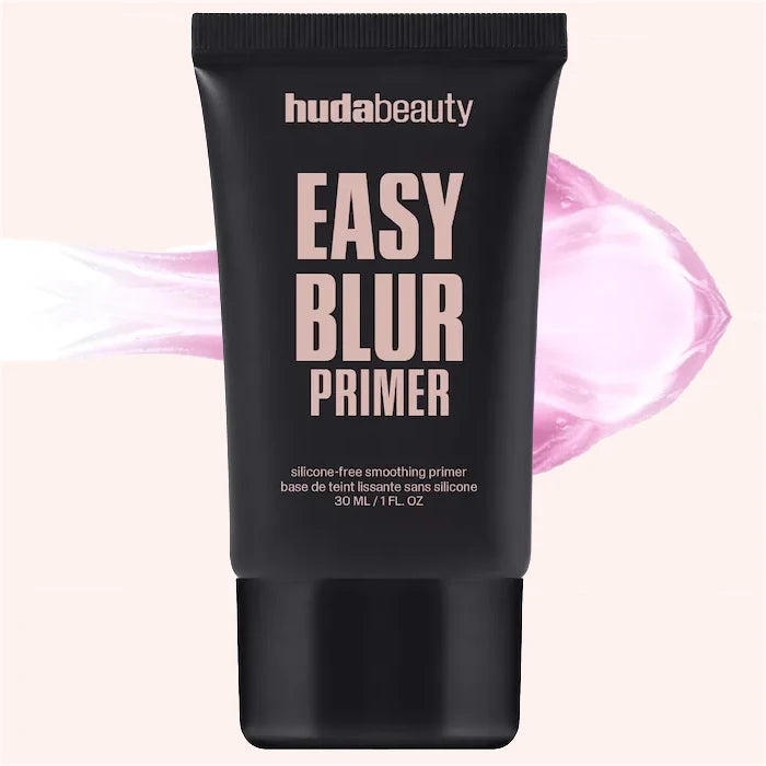 Huda Beauty Easy Blur Natural Airbrush Foundation with Niacinamide Easy Blur Silicone-Free Smoothing & Pore-Minimizing Primer