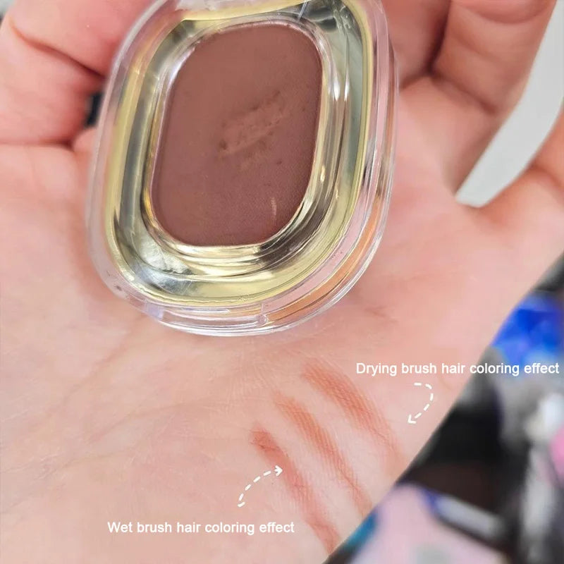 Red Brown Monochrome Eyeliner Eyeshadow Powder Palette Silky Matte Chocolate Lying Silkworm Eyeliner Waterproof Aegyo-sal Makeup