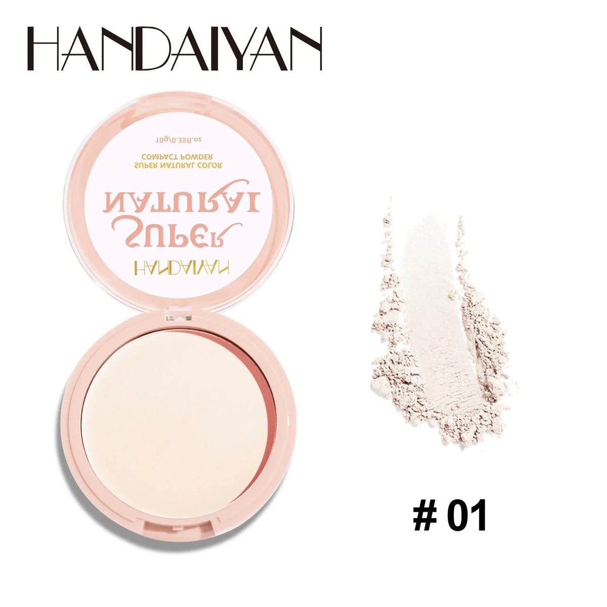8 Color Matte Face Pressed Powder 24 Hours Oil Control Natural Setting Powder Foundation Full Coverage Waterproof Lasting Makeup