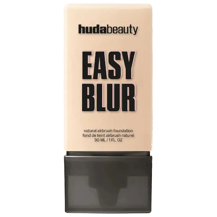 Huda Beauty Easy Blur Natural Airbrush Foundation with Niacinamide Easy Blur Silicone-Free Smoothing & Pore-Minimizing Primer