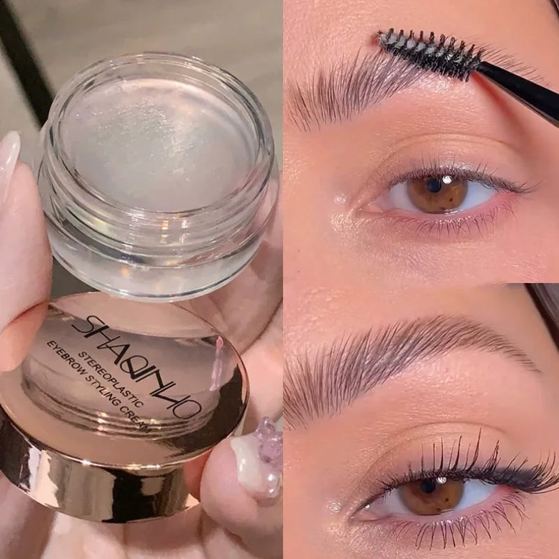 Three-dimensional Eyebrow Shaping Soap Eyebrow Gel Texture Creates Natural Eyebrows Styling Cream Waterproof Quick-Dry Makeup