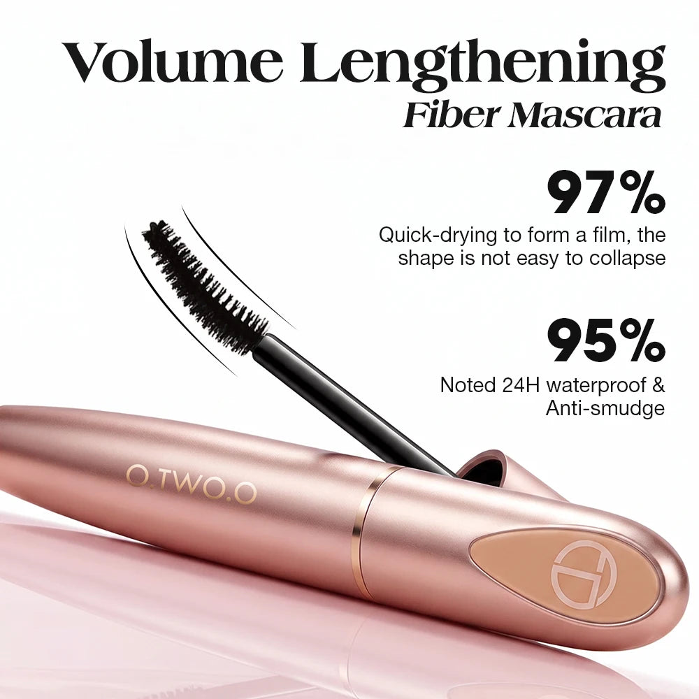 O.TWO.O 5D Mascara Eyelash Extension Volumizing Long-Wearing Smudge-Proof Thick Quick-drying Waterproof Black Mascara Eye Makeup