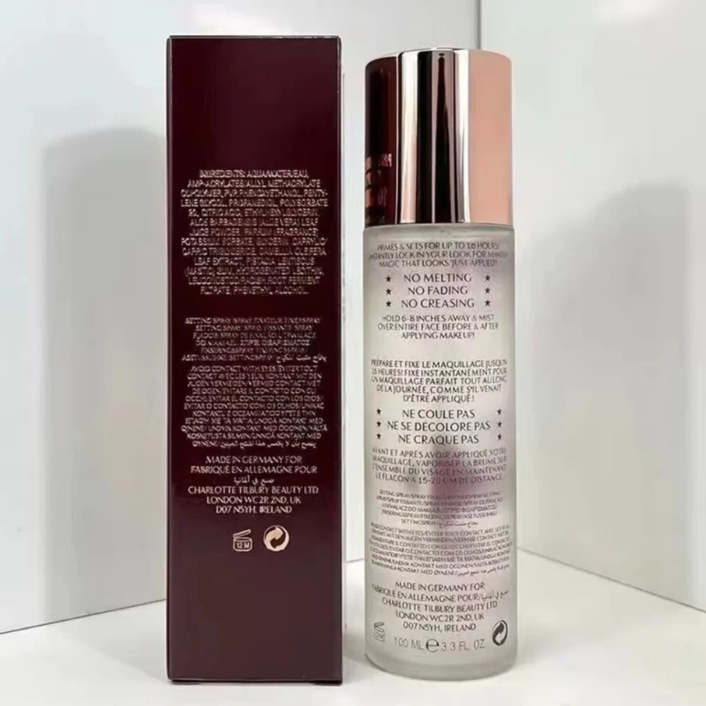 Charlotte Tilbury Makeup Setting Spray Moisturizing Hydrate Oil Control Long-lasting Make Up Natural Matte Refreshing Cosmetics